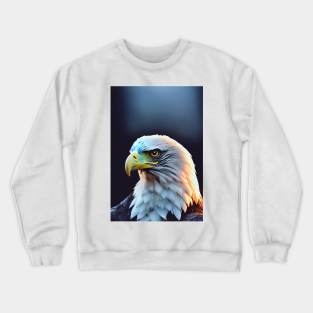 The great eagle on clear background Crewneck Sweatshirt